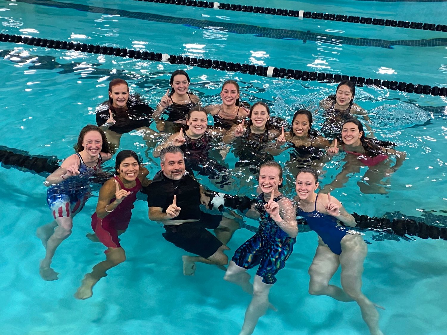 The Jordan girls team won the District 19-6A swim and dive championship.